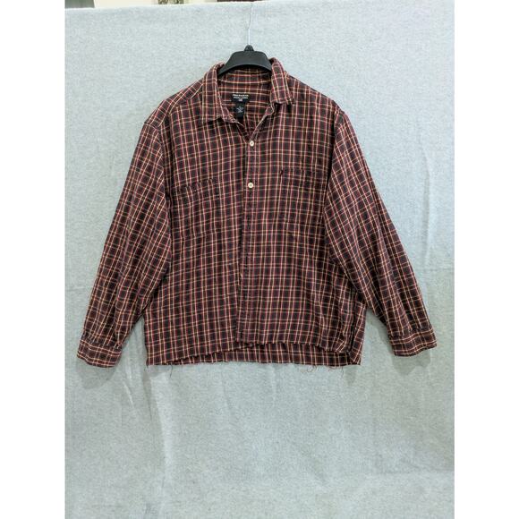 Ralph Lauren Shirt Men's XL Red Black Classic Fit Button-Down Long Sleeve - Picture 1 of 13